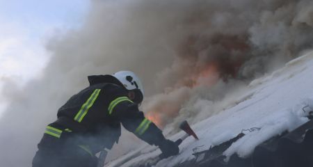 Сразу два дома пылали в Запорожье &ndash; детали от ГСЧС