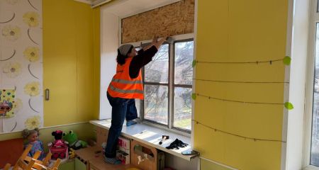 Повторное восстановление: как волонтеры восстановили поврежденный запорожский детсад