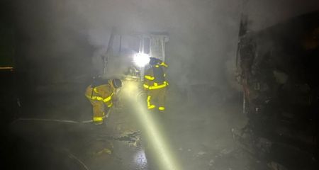 Два грузовика горели на предприятии под Запорожьем &ndash; детали