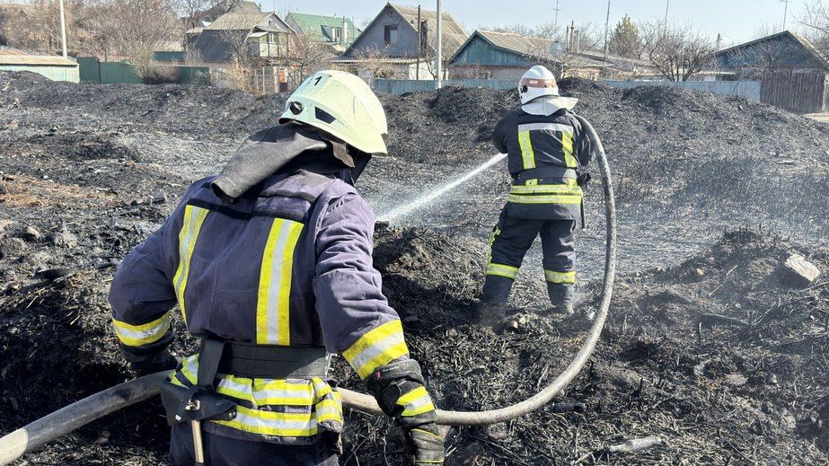 Масштабные пожары бушевали в экосистемах на Запорожье &ndash; кадры