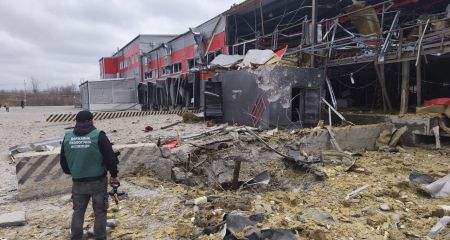 Экологи нашли 4-метровую воронку после удара по Запорожью