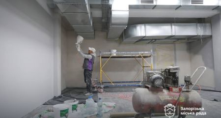Велике укриття оновлюють в одній з гімназій Запоріжжя &ndash; коли відкриють