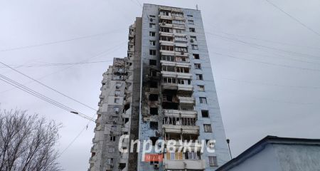 16-этажку в Запорожье разбил "Шахед" &ndash; свидетельства жителей