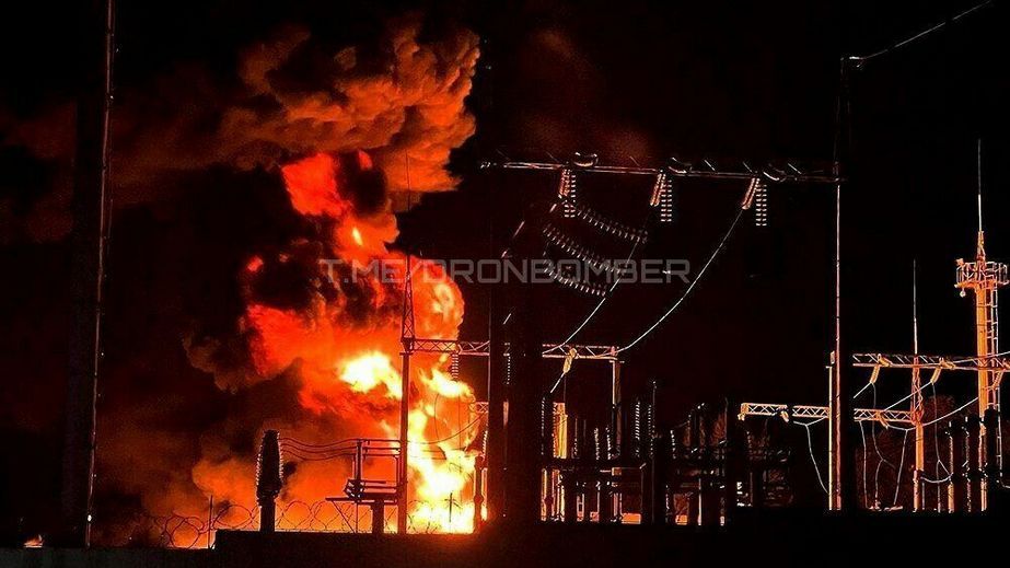 Блекаут продолжается: ночью на оккупированном Запорожье раздавались взрывы