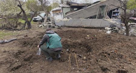 Девʼятиметрову вирву знайшли у Запоріжжі після обстрілів &ndash; де саме