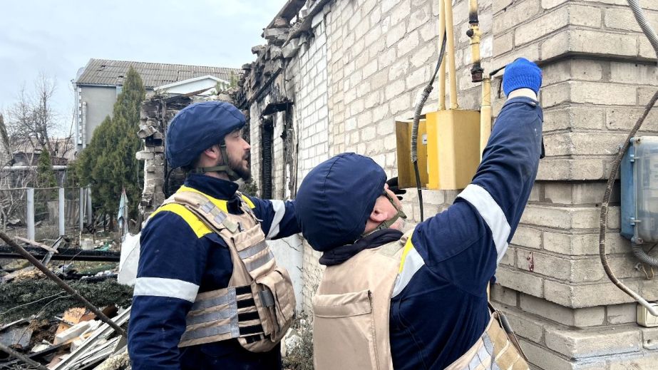 Российский обстрел повредили газопровод в Запорожском районе