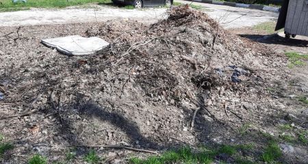 Тряпки и матрас под окнами: очередную свалку нашли в Запорожье