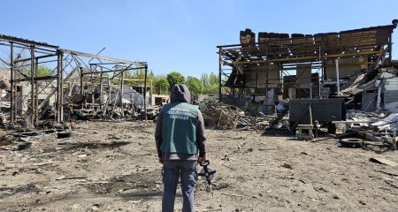 Наслідки авіаудару по Запоріжжю: що побачили екологи на місці