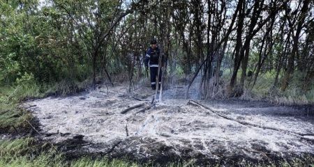 Сухостій палав у Запорізькому районі після ворожих атак