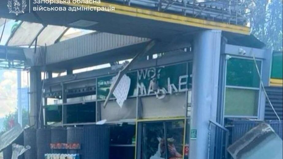 БпЛА атакував АЗС у Запоріжжі &ndash; поранений чоловік