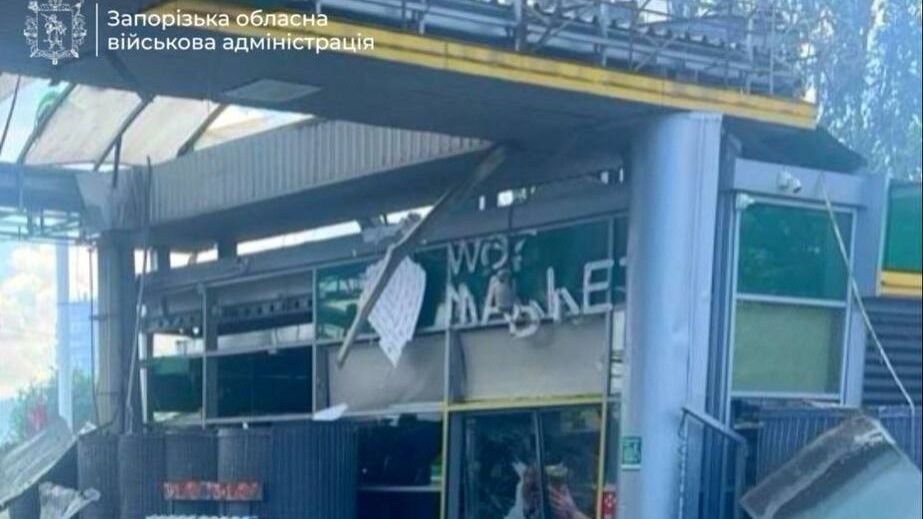 БпЛА атакував АЗС у Запоріжжі &ndash; поранений чоловік