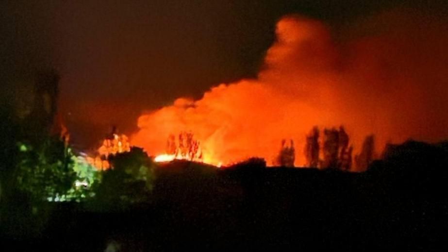 В тылу оккупантов на Запорожье раздавались взрывы: возник пожар
