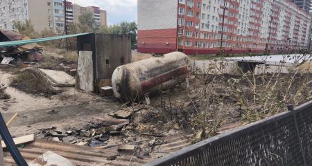 Пепелище вместо АЗС: экологи показали место "прилета" в Запорожье