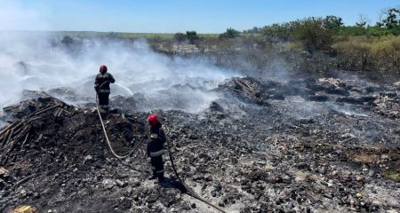 На запорізькій Хортиці палала суха трава &ndash; деталі від ДСНС