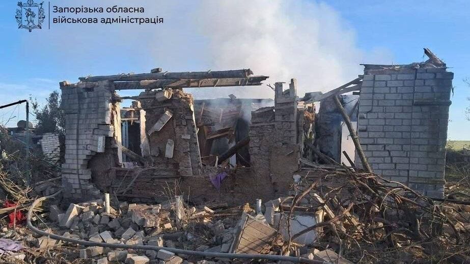 912 ударов в сутки нанесли россияне по Запорожской области