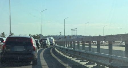 Затор утворився через ремонт на Вантовому мосту в Запоріжжі &ndash; деталі