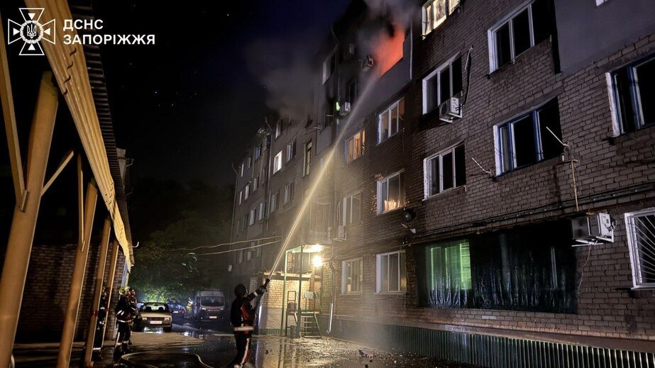 Під час пожежі в Запоріжжі рятувальники врятували двох жінок і кота