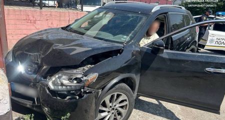 Пьяный водитель устроил ДТП в Запорожье &ndash; кадры