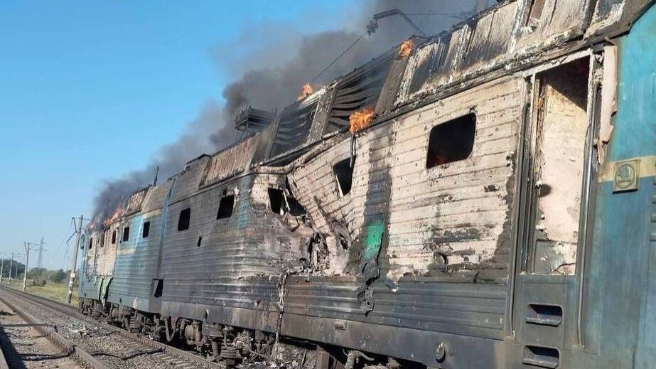 Российский дрон второй раз за два дня атаковал пассажирский поезд в Запорожье