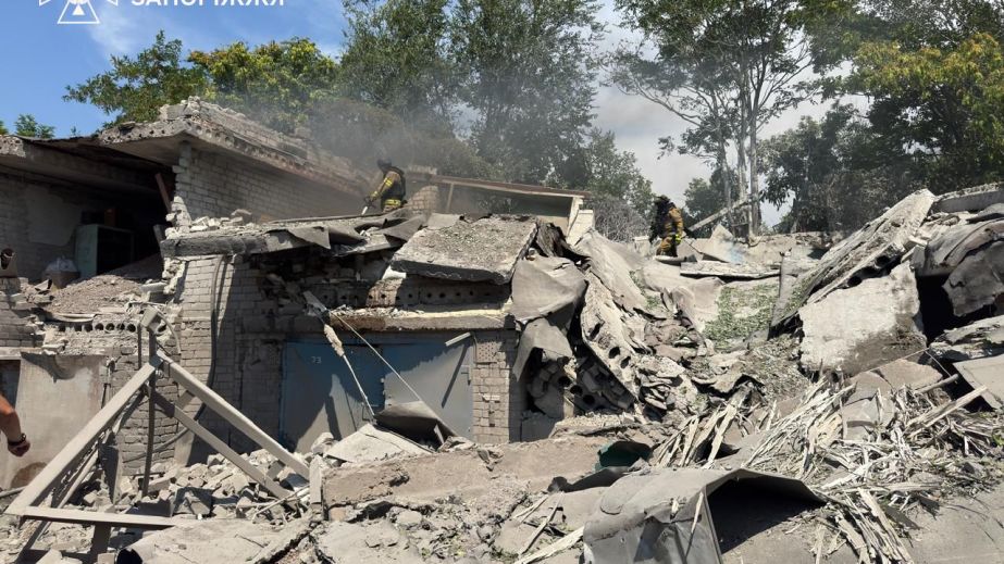 Відомо вже про 9 травмованих і одного загиблого внаслідок учорашньої атаки на Запоріжжя