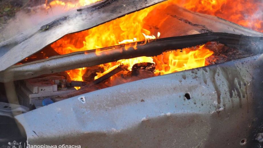 По цивільній автівці на Запоріжжі вдарив ворожий БпЛА: є загиблий