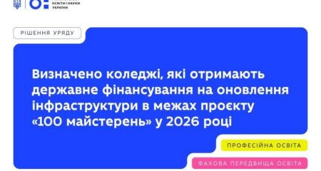 Пять колледжей Запорожской области обновят мастерские по госпрограмме