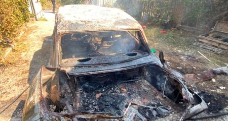 Российский FPV-дрон сжег автомобиль в Запорожском районе