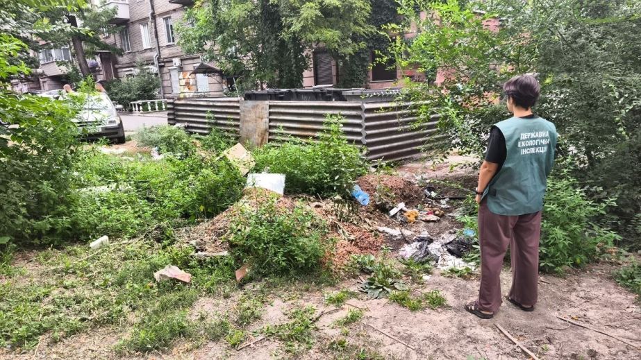 В центре Запорожья нашли две стихийные свалки