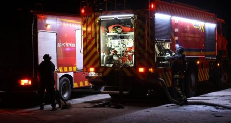 Гімназія та будинки палали після обстрілів під Запоріжжям