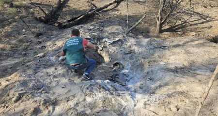 Уламки та згарища виявили екологи після ударів РФ по Запоріжжю