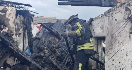 У Запоріжжі російські удари спричинили п&rsquo;ять пожеж минулої доби
