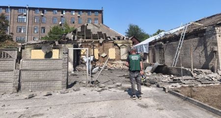 В Запорожье российские атаки повлекли засорение более 2250 м&sup2; земель