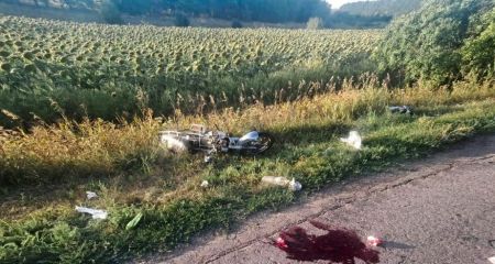 Мотоцикліст загинув в аварії у Запорізькому районі