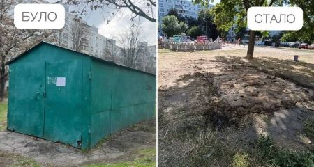 Незаконное сооружение демонтировали в Хортицком районе Запорожья