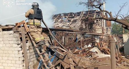 Обстріли спричинили 9 пожеж на Запоріжжі