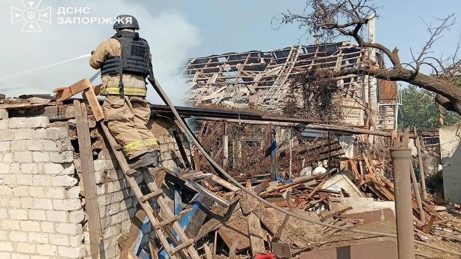 Обстріли спричинили 9 пожеж на Запоріжжі