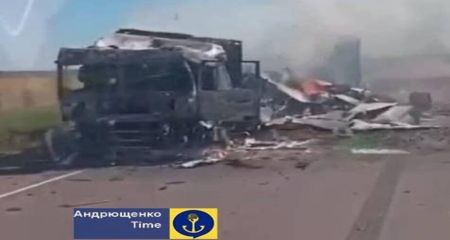 Ураження транспорту РФ зафіксували на коридорі через Приазов&rsquo;я