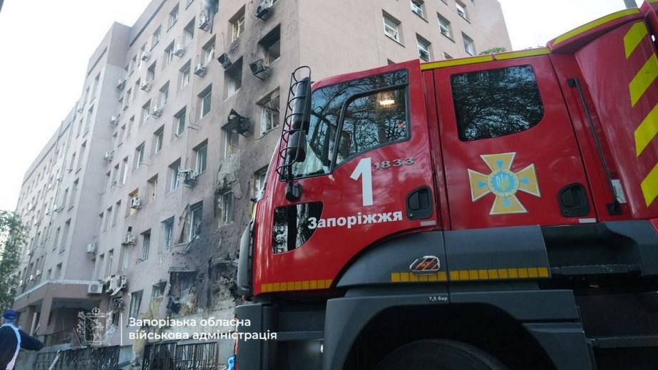 Росіяни атакували медзаклад у Запоріжжі &ndash; наслідки