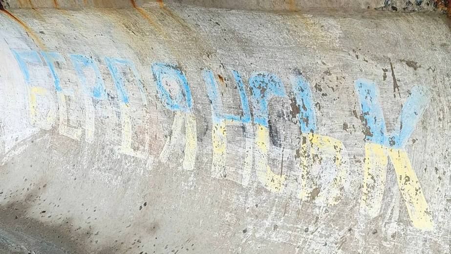 ВСУ придут: патриотические надписи появились в оккупированном Бердянске