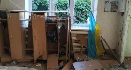 Два учебных заведения повредили российские дроны под Запорожьем