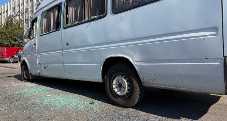 FPV-дрон попал в маршрутку в центре Запорожья &ndash; есть раненые