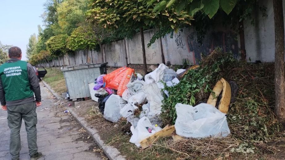 Стихийную свалку обнаружили в промышленном районе Запорожья
