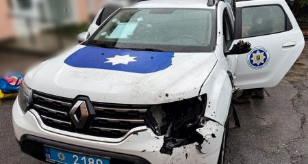 Евакуаційне авто поліції атакував ворожий БпЛА на Запоріжжі
