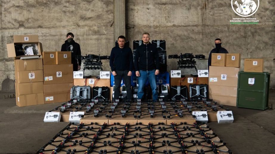 Бійців ГУР на Запоріжжі забезпечили технікою на 6 млн грн