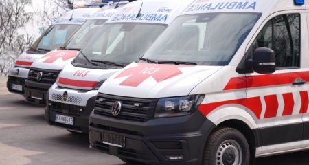 Запорізька область отримала 4 реанімобілі для екстреної допомоги