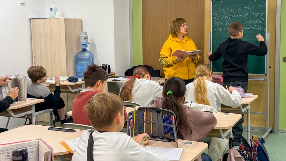 Новая "подземная" школа в Запорожье: как проходит обучение в укрытии