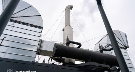 Зі світлом і теплом: ще одну когенераційну установку запустили в Запоріжжі