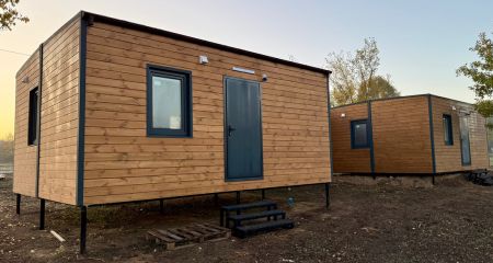 Новый модульный городок: как обустраивают жилье для ВПЛ в Запорожье