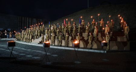 Еще 55 участников присоединились к юношескому движению "Байда" в Запорожье – кадры посвящения