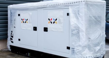 Німецькі партнери передали генератор дитячій лікарні на Запоріжжі